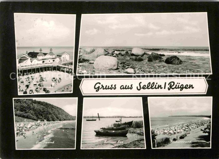 Sellin Ruegen Seebruecke Gaststaette Strand Sellliner See