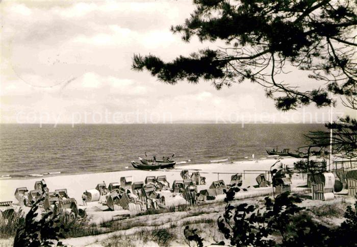Bansin Ostseebad Blick auf den Strand