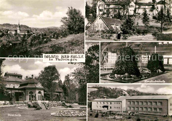 Bad Sulza Gesamtansicht Kurhaus Zerstaeuberhalle Badehaus Trinkhalle