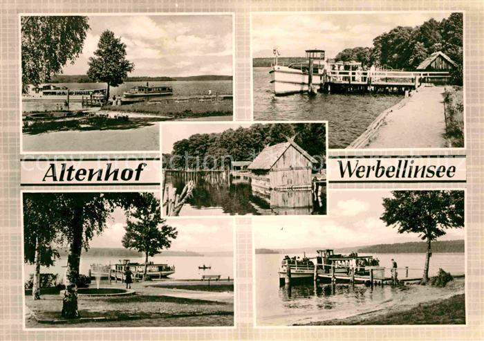 Altenhof Eberswalde Bootsanleger am Werbellinsee Promenade Bootshaeuser