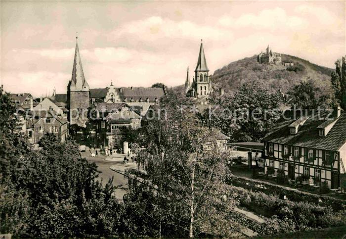Wernigerode Harz Westerntor mit Blick zum Schloss