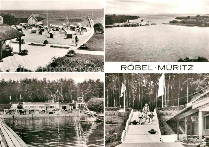 Roebel Mueritz Strand Restaurant Gaststaette Mecklenburgische Seenplatte