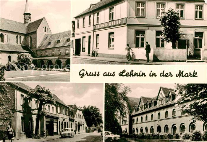 Lehnin HO Gaststaette Klosterhof Friedensstrasse Luise Henrietten Stift