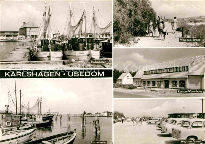 Karlshagen Fischerhafen Strandweg Konsum Warenhaus