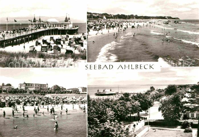 Ahlbeck Ostseebad Seebruecke Strand Promenade
