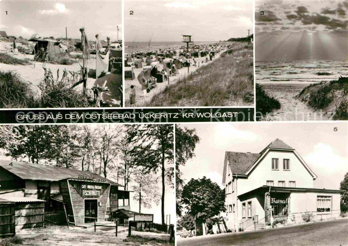 ueckeritz Usedom Campingplatz Strand Fischerhuette Ratscafe