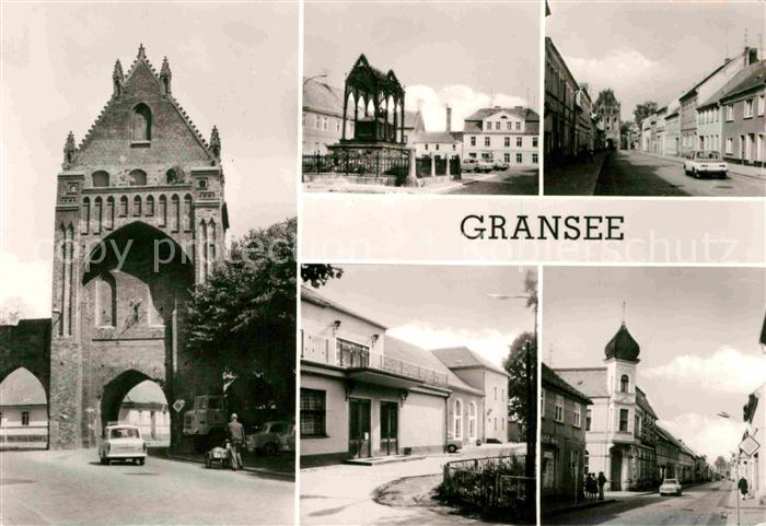 Gransee Ruppiner Tor Brunnen Teilansichten