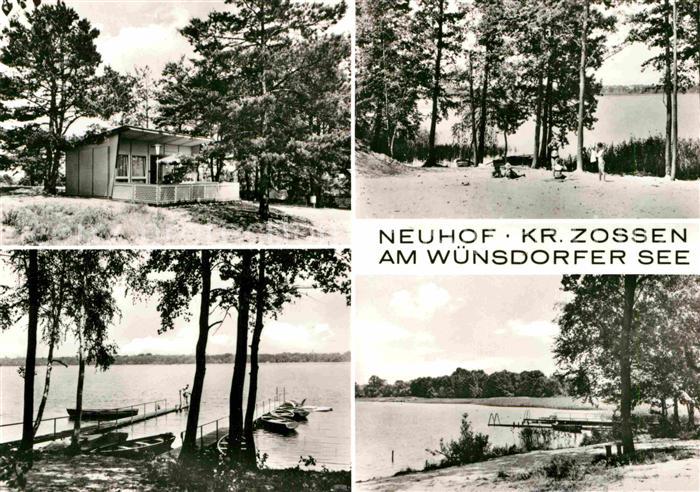 Neuhof Zossen Kiosk Badestelle Bootsliegeplatz