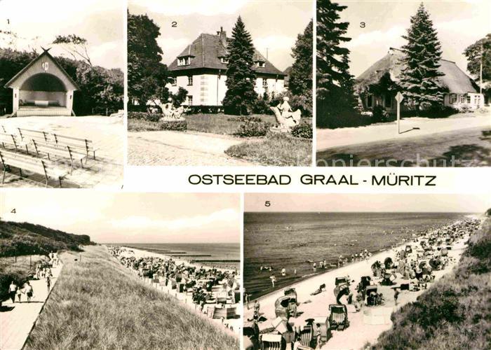 Graal-Mueritz Ostseebad Musikpavillon Kliniksanatorium Gaertnerische Produktions