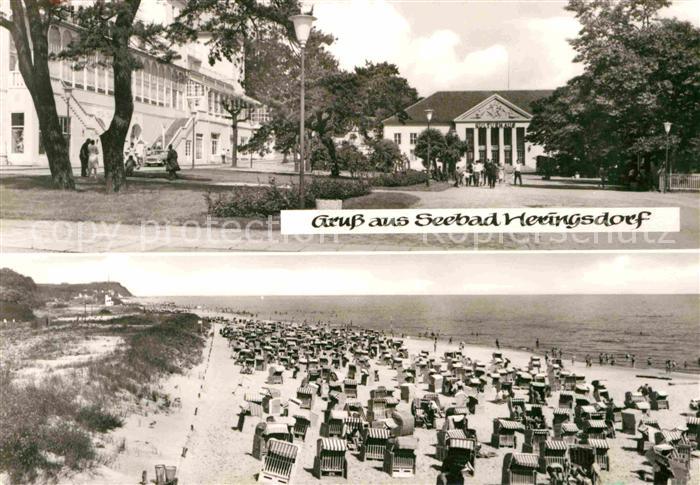Heringsdorf Ostseebad Usedom Kurhaus Strandpartie