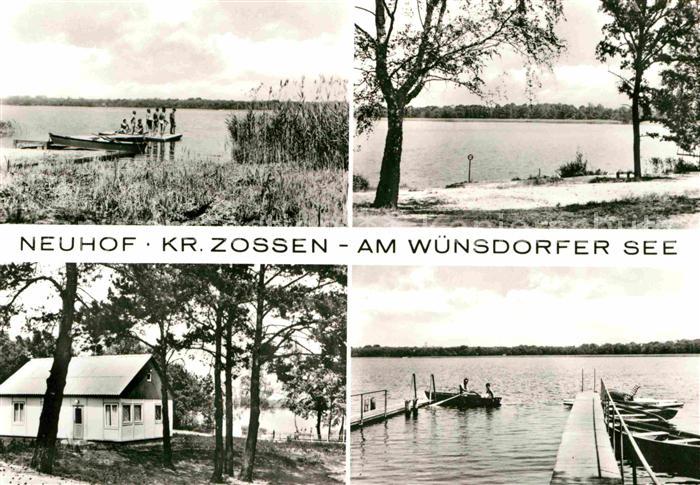 Neuhof Zossen Bungalows Strand Bootssteg