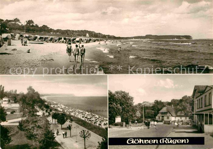 Goehren Ruegen Strandpartien Dorfmotiv