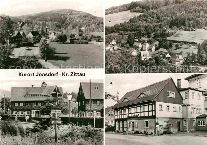 Jonsdorf Buchberg Teilansicht Kleinbahn Ortsblick Jonashof