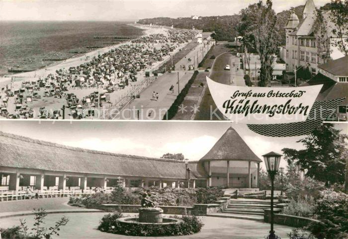 Kuehlungsborn Ostseebad Strandpartie Konzertpavillon