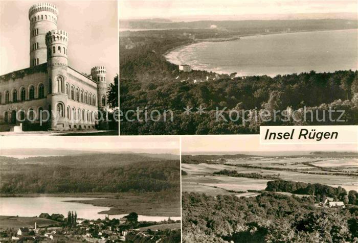 Ruegen Jagdschloss Granitz Binzer Bucht Bahnhof Schmachler See Sellin Baabe Goeh