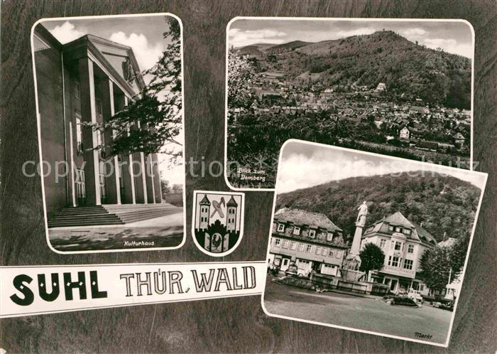 Suhl Thueringer Wald Kulturhaus Domberg Markt