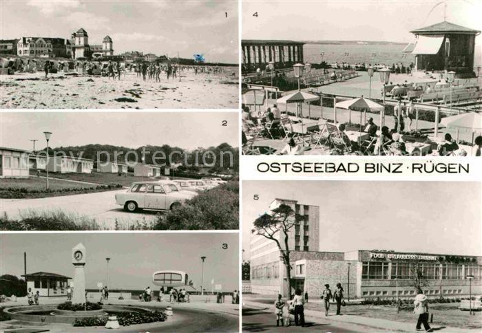 Binz Ruegen Kurhaus Strand Urlauberdorf Konzertpavillon FDGB Erholungsheime Arko