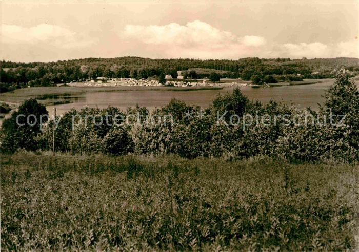 Krakow See Blick vom Zeltplatz