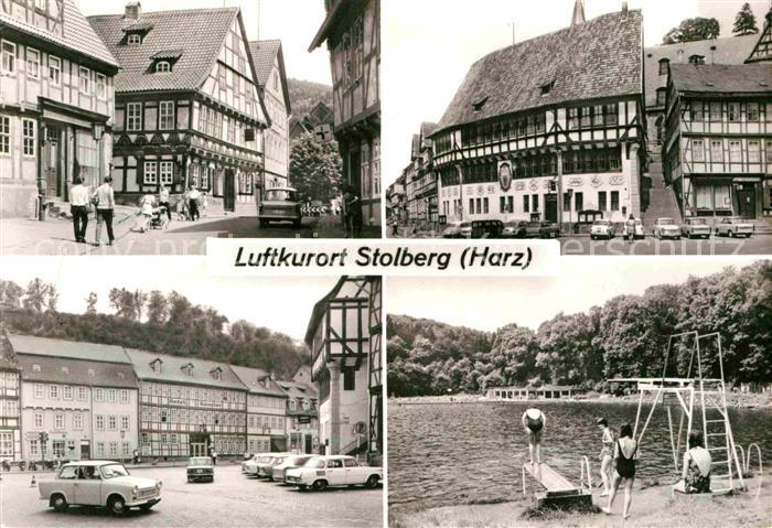 Stolberg Harz Am Markt Rathaus Waldbad