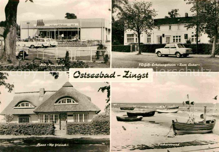 Zingst Ostseebad HO Kaufhalle FDGB Erholungsheim Zum Anker Haus Up friwach Fisch