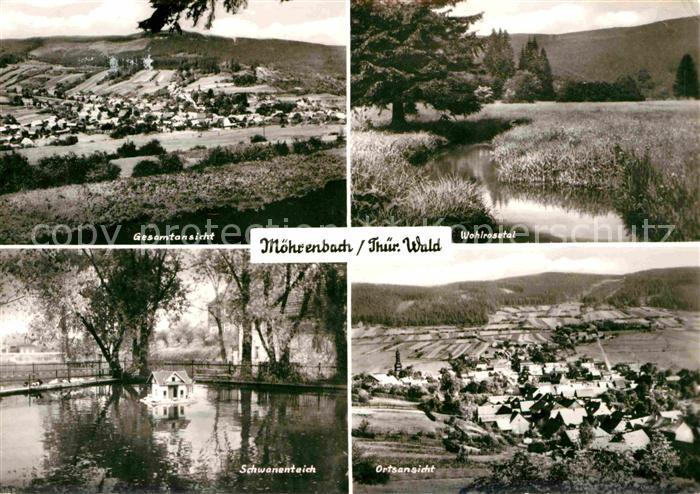 Moehrenbach Panorama Wahlrosetal Schwanenteich Ortsansicht