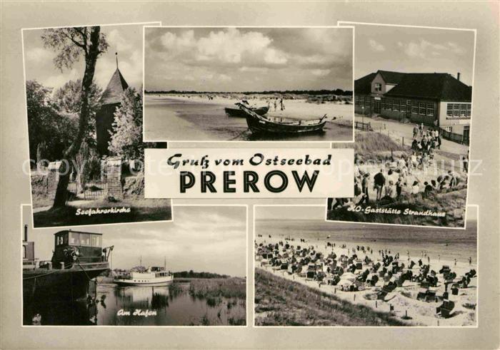 Prerow Ostseebad Seefahrerkirche Strand HOG Strandhaus Am Hafen