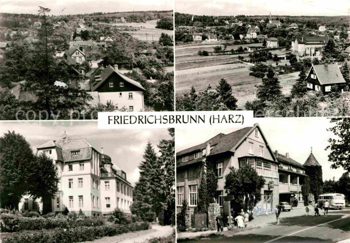 Friedrichsbrunn Harz Teilansicht Sanatorium Ernst Thaelmann Hotel Brockenblick u