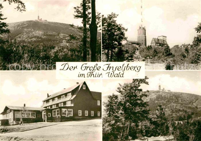 Grosser Inselsberg UKW und Fernmeldeanlage Gasthaus