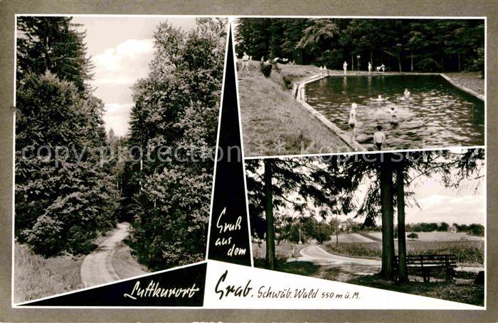 Grab Freibad Waldpartie