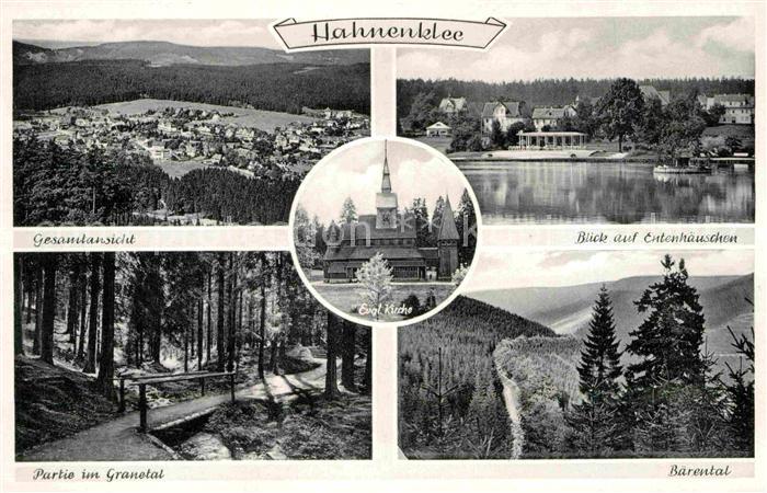 Hahnenklee-Bockswiese Harz Fliegeraufnahme Granetal Baerental Entenhaeuschen