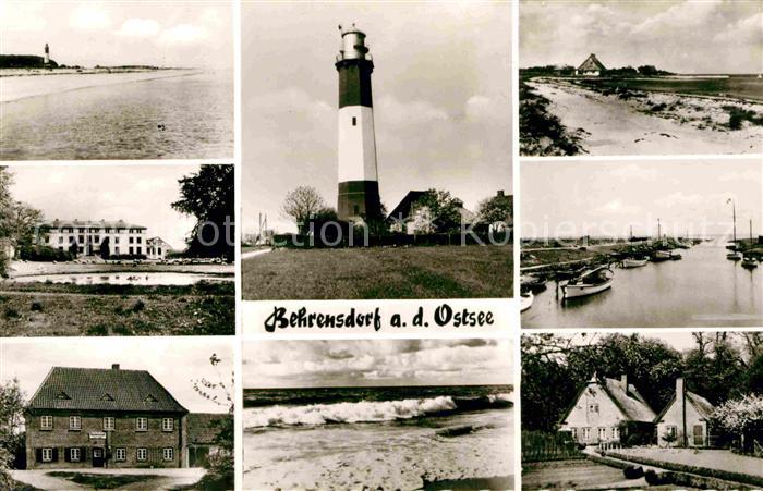 Behrensdorf Ostsee Hafen leuchtturm Restaurant Pension Erich Schroeder