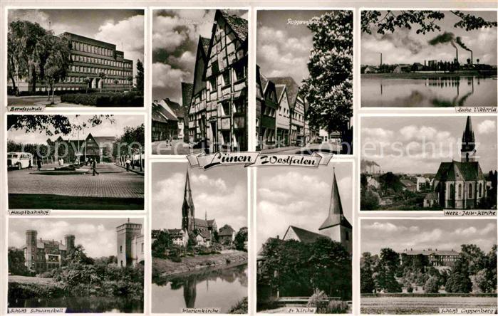 Luenen UNNA NRW Schloss-Schwansbell Hauptbahnhof Schloss-Kappenberg Zeche-Vikto