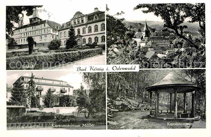 Bad Koenig Odenwald Schloss Kursanatorium Mueller Karolinengruen