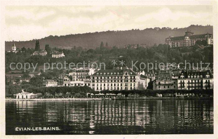 Evian-les-Bains Haute Savoie Partie am See