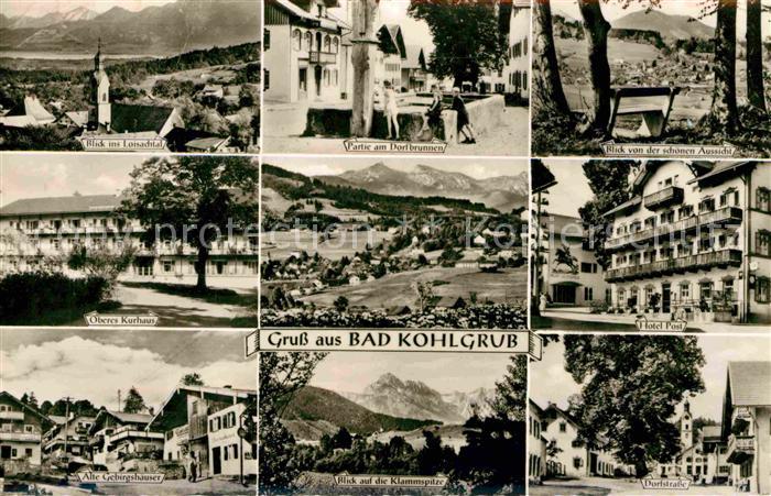 Bad Kohlgrub Loisachtal Kurhaus Klammspitze Hotel-Post