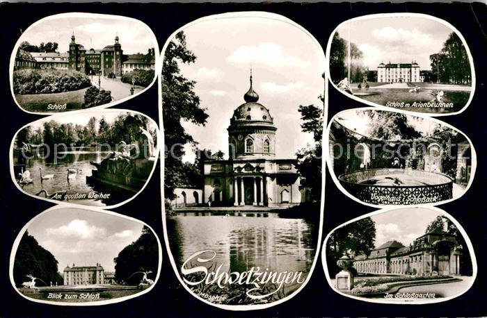 Schwetzingen Schloss Grosser-Weiher Schlossgarten Moschee