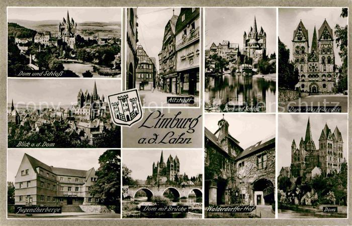 Limburg Lahn Altstadt Dom Schloss Walderdorffer Hof Bruecke Jugendherberge