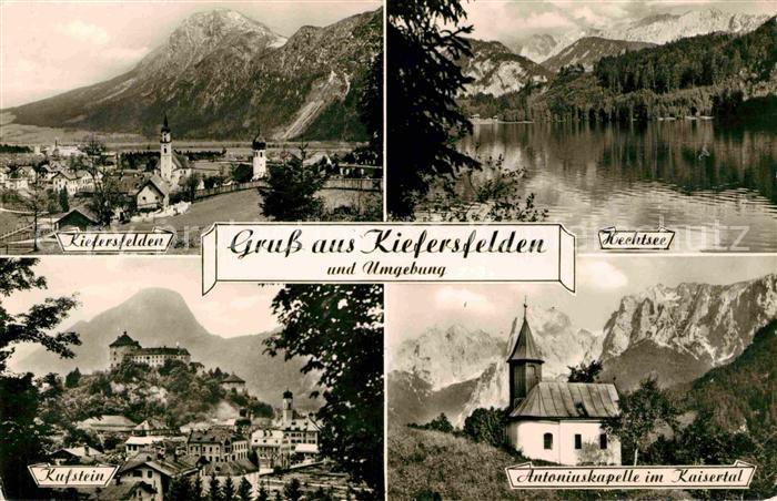 Kiefersfelden Kufstein Hechtsee Antoniuskapelle im Kaisertal