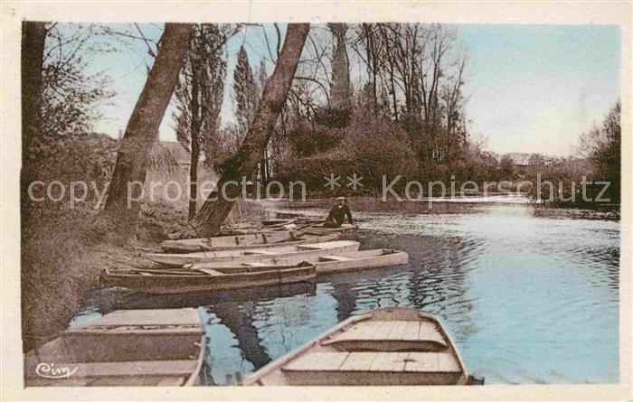 Marcon Bateaux de Peche sur le Loir