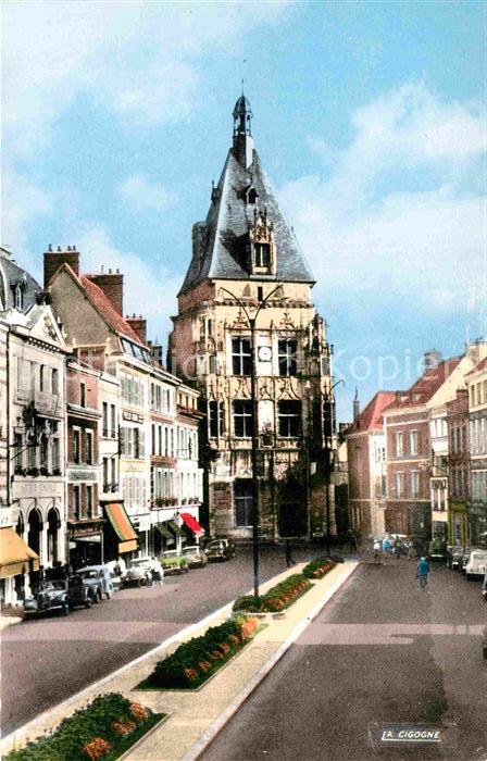Dreux La Grande Rue et le Beffroi