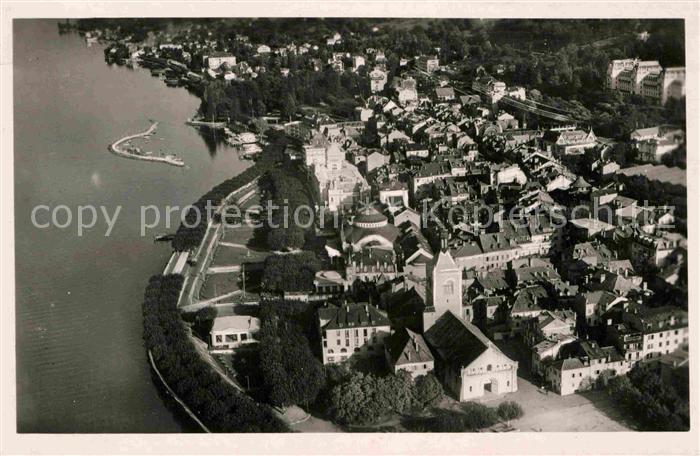 Evian-les-Bains Haute Savoie Fliegeraufnahme au bords du Lac-Leman