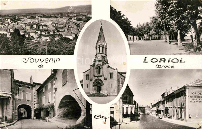 Loriol-sur-Drome Fliegeraufnahme Ortspartien