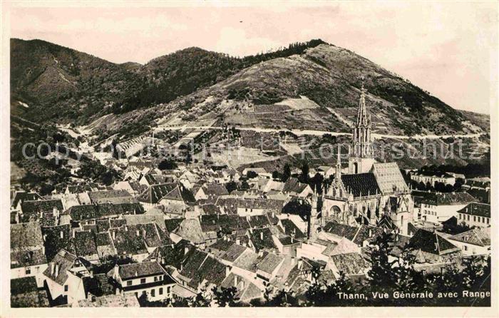 Thann Haut Rhin Elsass Fliegeraufnahme avec Range