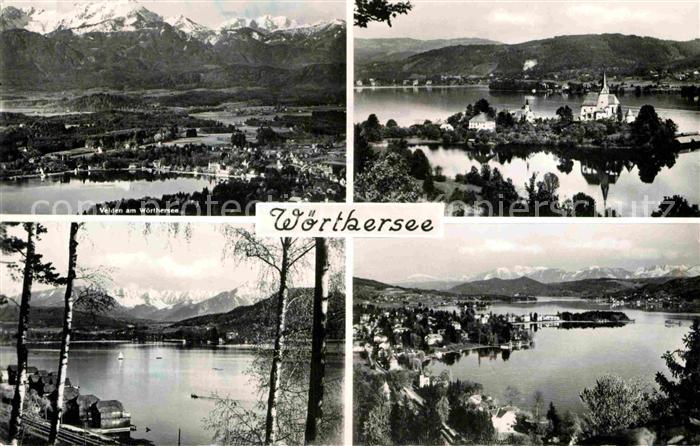 Woerthersee Velden Fliegeraufnahme