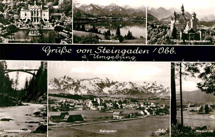 Steingaden Oberbayern Bannwaldsee Schloss-Linderhof Schloss-Neuschwanstein Ammer
