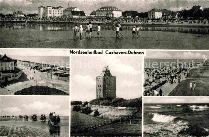 Cuxhaven Duhnen Nordseebad Wattwagen Strand