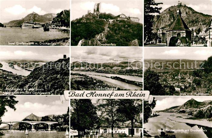 Bad Honnef Grafenwerth Drachenfels Rhoendorf RheinCafe