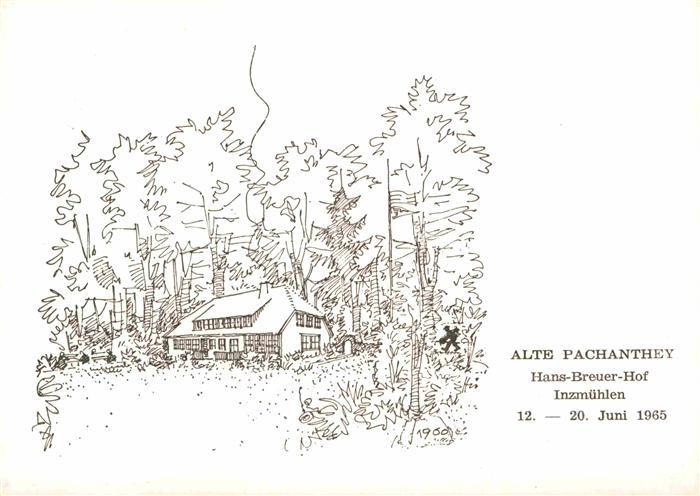 Inzmuehlen Alte Pachantey Hans-Breuer-Hof Kuenstlerkarte