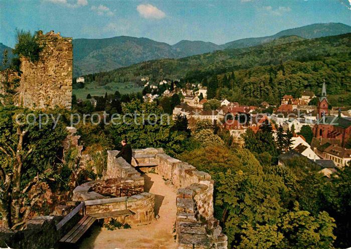 BADENWEILER BW Blick von Burgruine