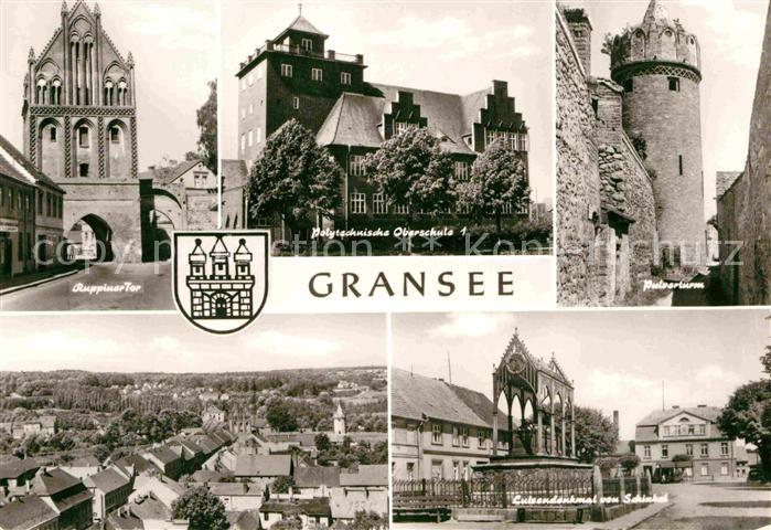 Gransee Ruppiner Tor Pulverturm Luisendenkmal von Schinkel